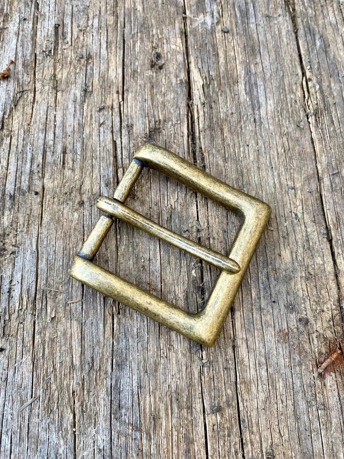 Antique Brass Belt Buckle
